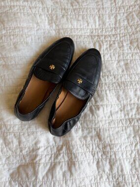 Tory Burch Black Loafers Size 11